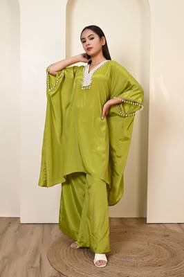 Green kaftan set 3