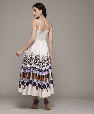 Ecru norah long dress by label ritu kumar 2
