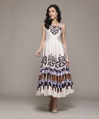 Ecru norah long dress by label ritu kumar 4