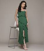 Emerald melony long dress by label ritu kumar