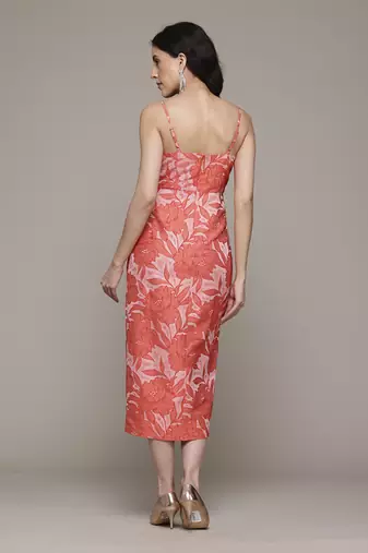 Coral elaine long dress by label ritu kumar