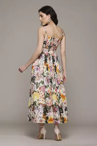 Black dahlia long dress by label ritu kumar