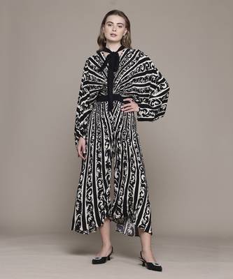 Black arabesq jumpsuit by label ritu kumar 4
