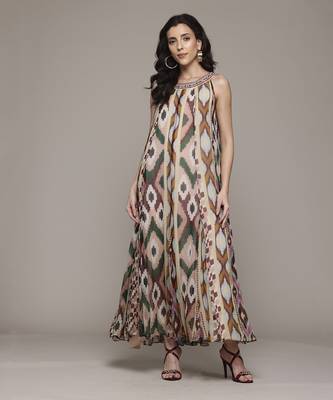 Multi color aquinnah maxi dress by label ritu kumar 2