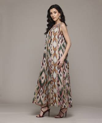 Multi color aquinnah maxi dress by label ritu kumar 3