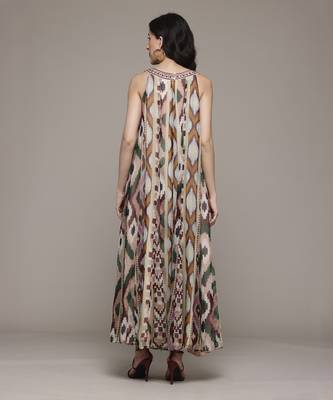 Multi color aquinnah maxi dress by label ritu kumar 4