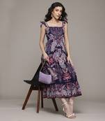 Navy alba long dress by label ritu kumar