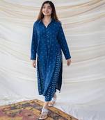 Jaipuri  beautiful dabu print beautiful new style kurta with palazzo set