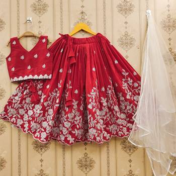 Regal festive embroidered lehenga set 1