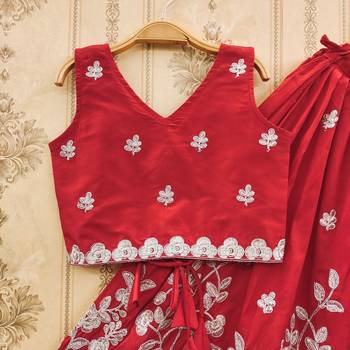 Regal festive embroidered lehenga set 2