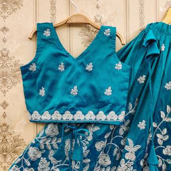 Regal festive embroidered lehenga set 2