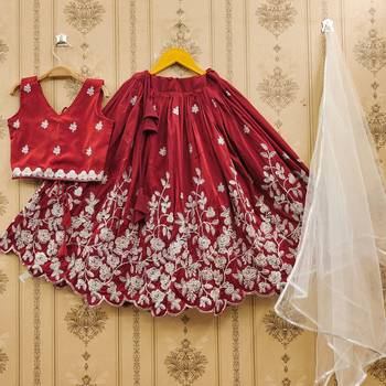 Regal festive embroidered lehenga set 1