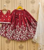 Regal festive embroidered lehenga set