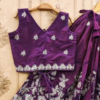 Regal festive embroidered lehenga set 2