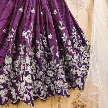 Regal festive embroidered lehenga set 3