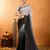 grey chiffon swaroski work work saree with unstitched blouse piece
