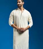  cream georgette kurta