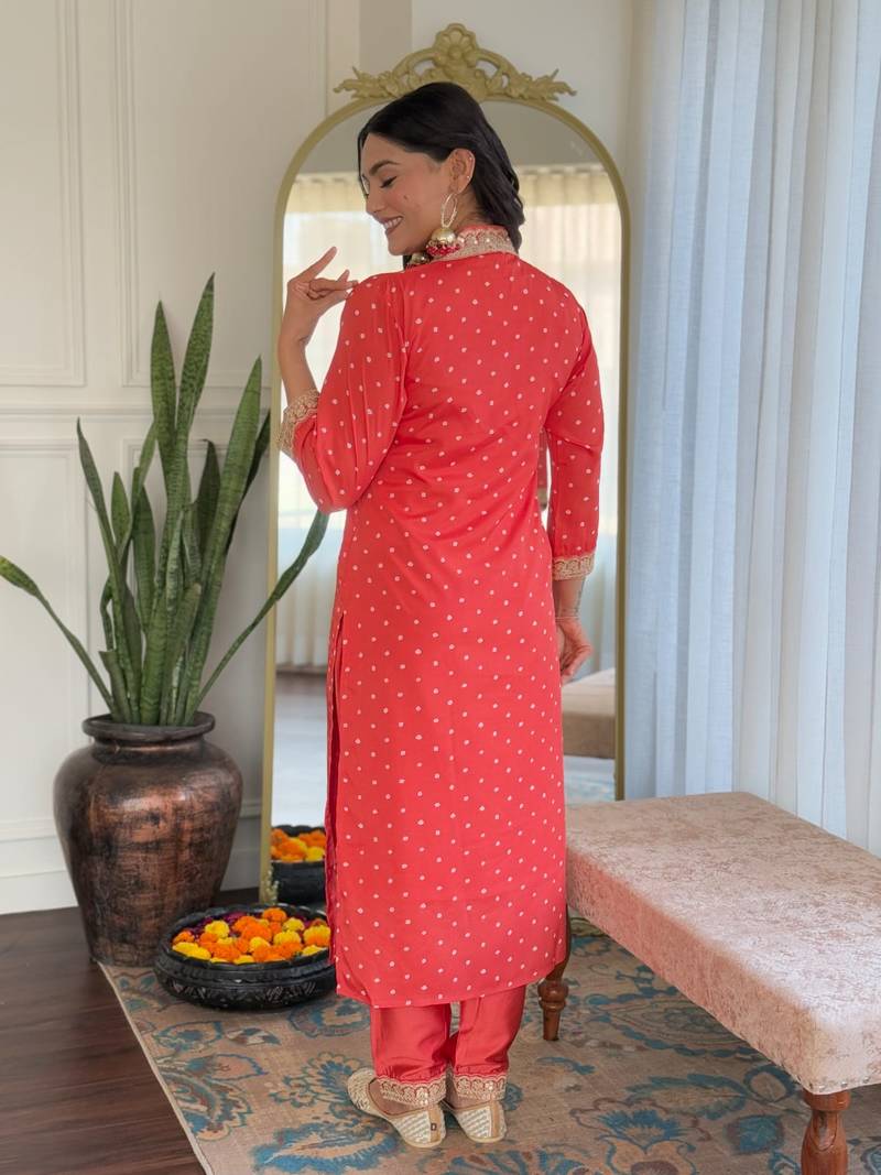 Women's Viscose Muslin Fabric Straight Kurta, Pant and Dupatta Set
