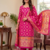 Ranipink soft banarasi silk zari woven design dress material