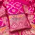 Ranipink soft banarasi silk zari woven design dress material