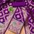 Purple soft banarasi silk zari woven design dress material