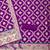 Purple soft banarasi silk zari woven design dress material