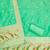 Seagreen soft banarasi silk zari woven design dress material