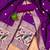 Purple soft banarasi silk zari woven design dress material