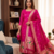 Ranipink soft banarasi silk zari woven design dress material