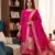 Ranipink soft banarasi silk zari woven design dress material