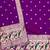 Purple soft banarasi silk zari woven design dress material