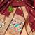 Maroon soft banarasi silk zari woven design dress material