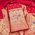 Red soft banarasi silk zari woven design dress material
