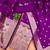 Purple soft banarasi silk zari woven design dress material