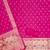Magenta soft banarasi silk zari woven design dress material