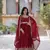 Maroon Designer Readymade Long Kurti & Duppta With Embroidery Sequins Work
