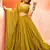 mustard yellow sequins lehenga set choli with dupatta with net dupatta