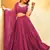 pink sequins event lehenga set choli with dupatta with net dupatta