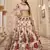 off white printed traditional lehenga set choli with dupatta with organza dupatta
