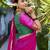 Green Zari Weaving Art Silk Half Saree Lehenga