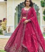 Readymade sequence work Lehenga choli with dupatta sets