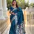 Soft art Silk Blend saree with zari weaving meenakari design