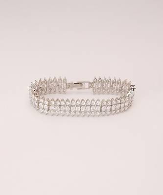 White diamond white finish bracelet 2