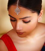 Elegant and stunning diamond maangtikka