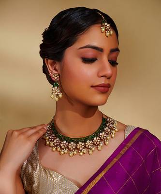 Dramatic and stylish moissanite set with matching earrings 1