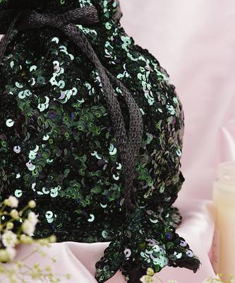 Green sequin potli bag 4