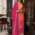  chiffon embroidery bandhani print salwar suit set kurta pant with dupatta stitched