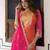 chiffon embroidery bandhani print salwar suit set kurta pant with dupatta stitched