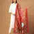 Red Assam Silk Digital Printed Partywear Dupatta