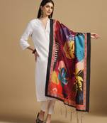 Multy Assam Silk Digital Printed Ceremonial Dupatta